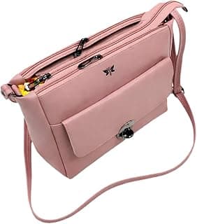 women's pu leather handbag shoulder bag hand held bag with long strap queen collection simple sober and stylish (HB5) (Black HB12 N) (grey)