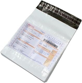 Securement Courier Bag/Envelopes/Pouches/Cover 10x12 (Pack of 100) Temper Proof Plastic Polybags for Shipping/Packing (with Sealking Pod)
