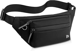 Unisex Waist Bag, Multipurpose Utility Waist Pouch, Fanny Pack for Men, Cross Body Strap to Leg or Hip, for Motorcycling, Outdoor, Hiking, Adventure, and Travel Waist Bag for Women