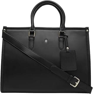 Women's 13 Inch Laptop Bag With Padded Compartment | Faux Leather Laptop Handbag for Office | For College | For work Latest Stylish Ladies Laptop Handbag