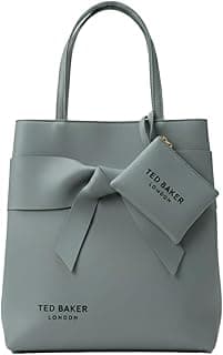 Vegan Leather Tote Bag with Big Bow, With Matching Detachable Pouch, Classy Wear For Office, Party, Festivals, & Outing