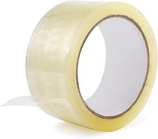 TJIKKO Cello Tape/BOPP Tape/Packaging Tape Premium Grade 48 mm width 65 meter length Transparent (Set of 1)