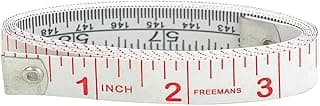 FREEMANS Double-sided Tailor Soft Measurement Tape - 1.5m/60 inches (Pack of 1)