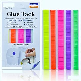 Kreative Kraft Glue Tack 50Gms Fluorescent Colour