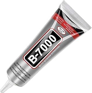 B7000 Glue for Fabric, Mobile Phones, Artificial Crystal Crafts, Jewelry, Beads, Clothes, Shoes, Screen Repair, Metal, Stone, Glass, Cyanoacrylate Adhesive | 50ml 1.68oz