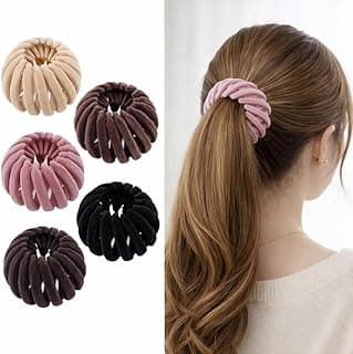Cerrito Bird Nest Magic Hair Clip, Hair Accessories for Women,Hair Ties Bun Maker Scrunchies for Thick Thin Hair,Hair Clips for Women,Ponytail Holders, 2 pcs