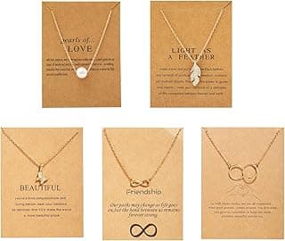 5 Pcs Combo Latest Stylish Infinity Butterfly Pearl Necklace Jewellery Set for Women Pendant Necklace Gifts for Girls (15911np)