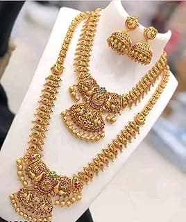 Alloy Gold-plated Gold Jewellery Set (Pack of 1) SET-66N(C)