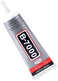 B7000 Adhesive Glue (50ML/1.68 fl. oz) – Multi-Purpose Transparent Glue for Mobile Phones, Crystal Crafts, Jewellery, Glass, Metal, Stone, Shoes