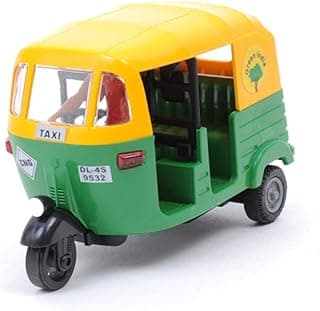 Centy Toys Plastic Pull Back Auto Rickshaw, Number Of Pieces: 1, Multicolour, 36 Months
