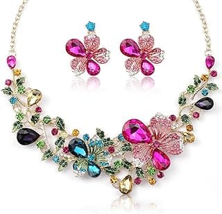 Necklace Jewellery Set for Women Latest Stylish Design Fancy Crystal