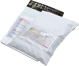 SECUREMENT® (Size-16 x 12) Tamper Proof Polybags Bags/Pouches/Cover 55 Micron for Shipping/Packing [Pack of >50 Pcs. >>with Pod)