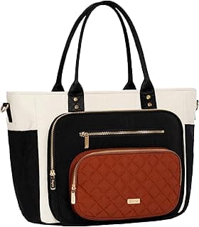LargeTote Bag for Woman | Large Size Laptop Bags for Women Office Use | Waterproof Handbag for Women | Elegant Office Bag for Woman | 13 inch Laptop