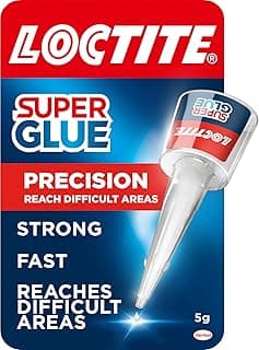 Loctite Precision, Strong All Purpose Liquid Adhesive for Accurate Repairs, controlled application on hard to reach surfaces, bonds in seconds, waterproof, multi material, DIY, super glue, 5g