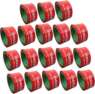 meesho Packaging Tape | 65 meter X 48mm / 2inch | meesho packing material | Suitable for e-commerce | Packaging material for small busines-(Set of 18 roll)
