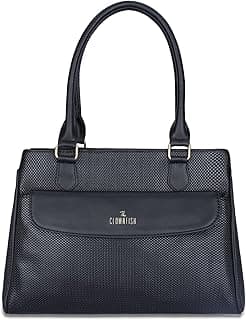 Prudence Faux Leather Handbag for Women Office Bag Ladies Shoulder Bag Tote For Women College Girls with Front Flap Pocket